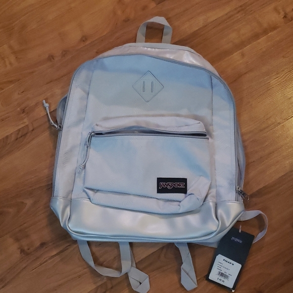 jansport metallic backpack